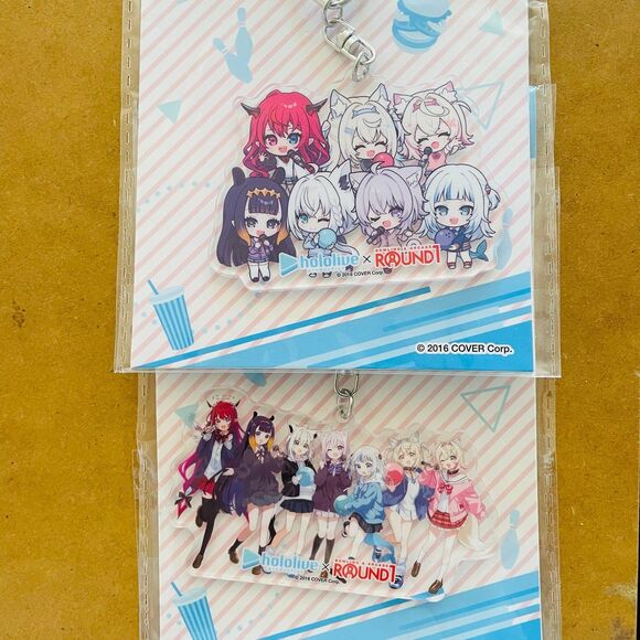 Other - New HOLOLIVE X ROUND 1 Hololive Key chain Duo Set